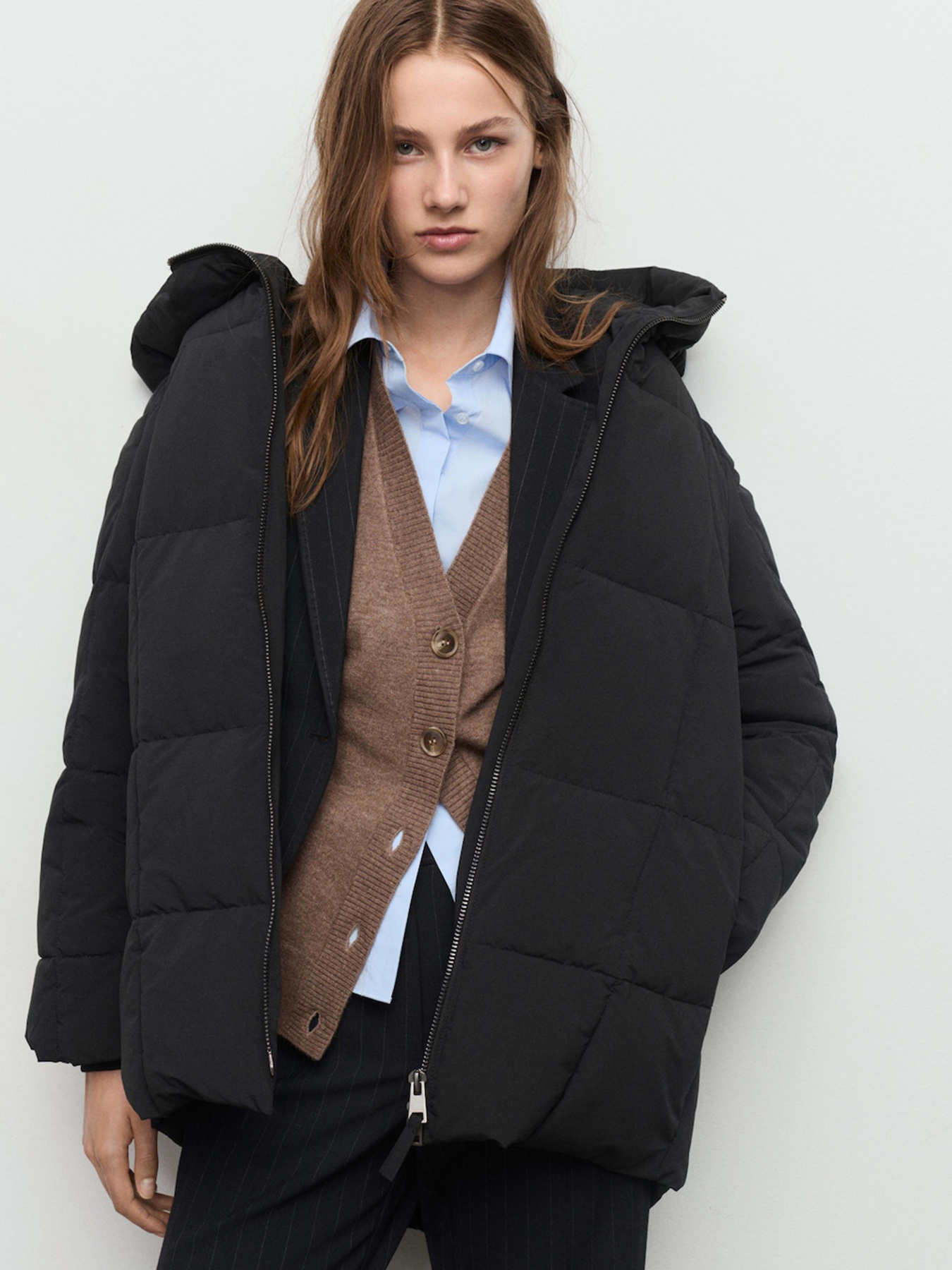 Зимова куртка MANGO модель 17038267_99 Фото