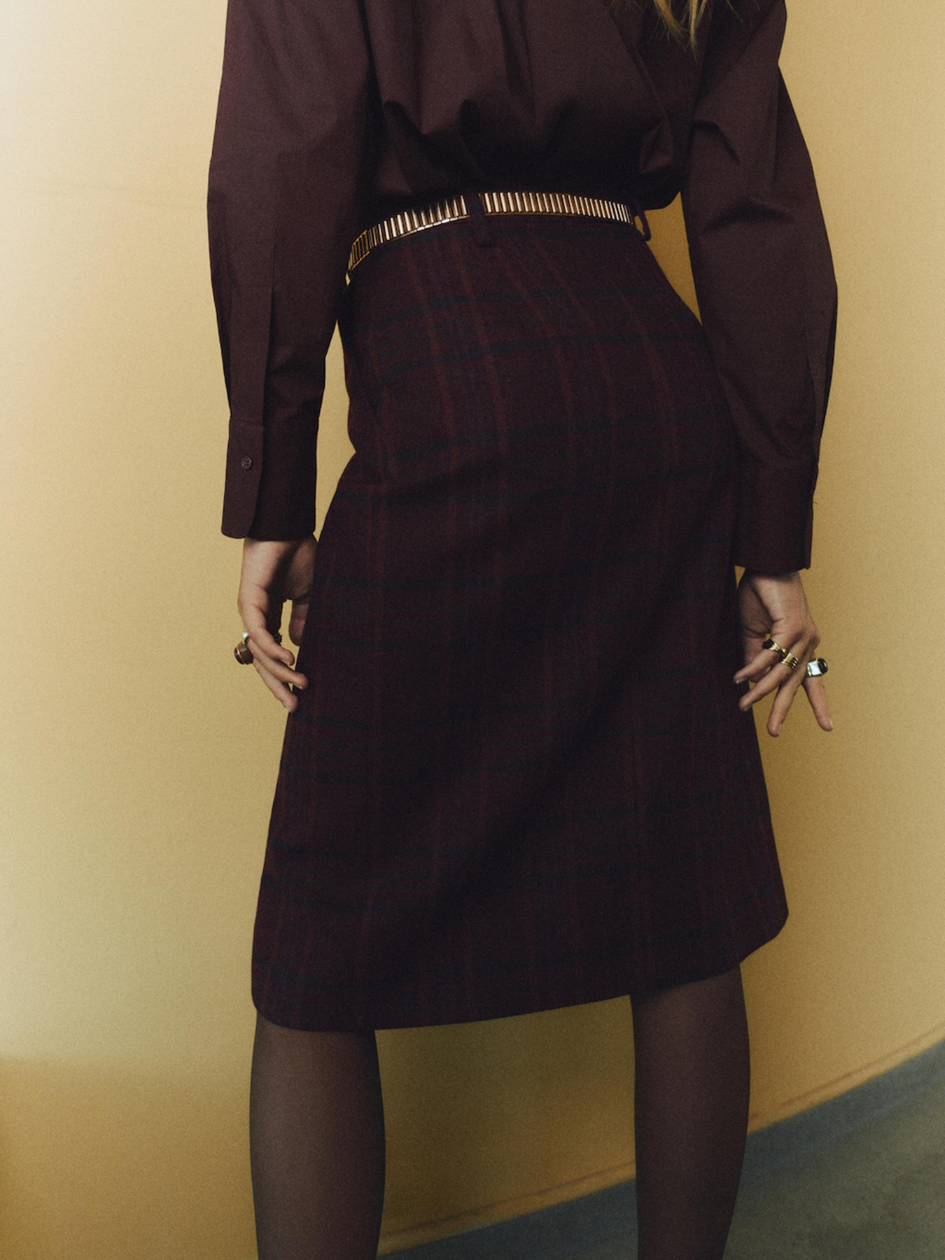 Юбка миди MANGO модель 17077911_76 Фото