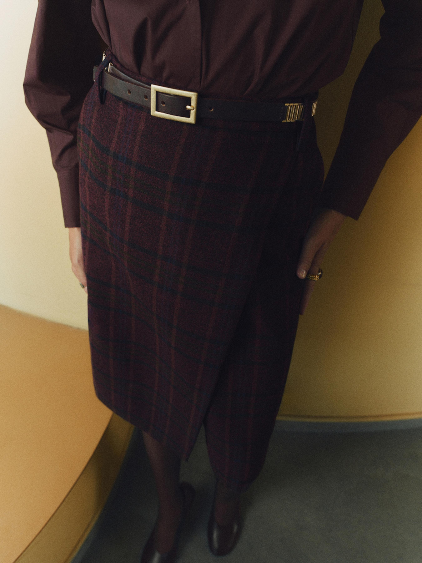 Юбка миди MANGO модель 17077911_76 Фото