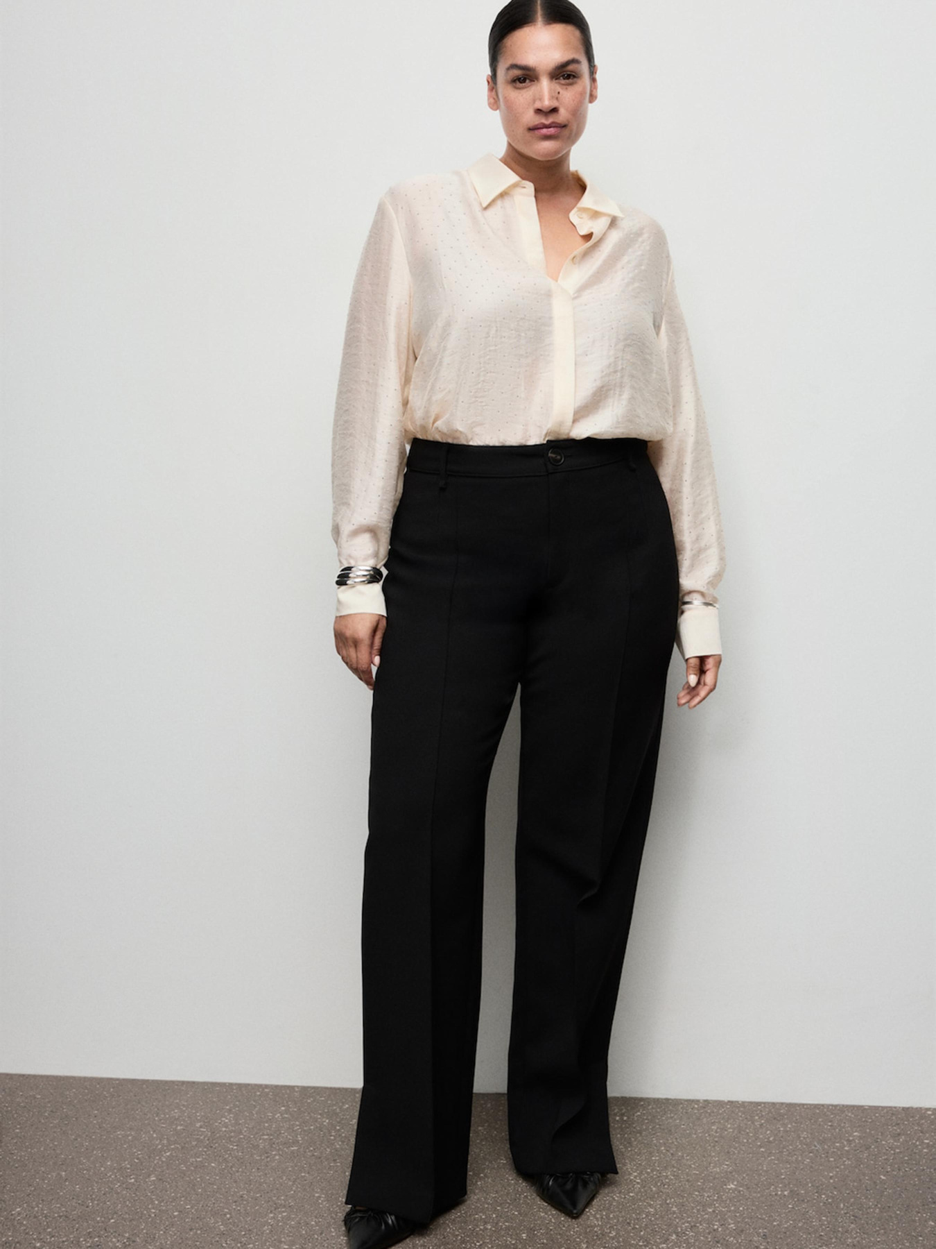 Рубашка повседневная MANGO модель 17019109_8 Фото