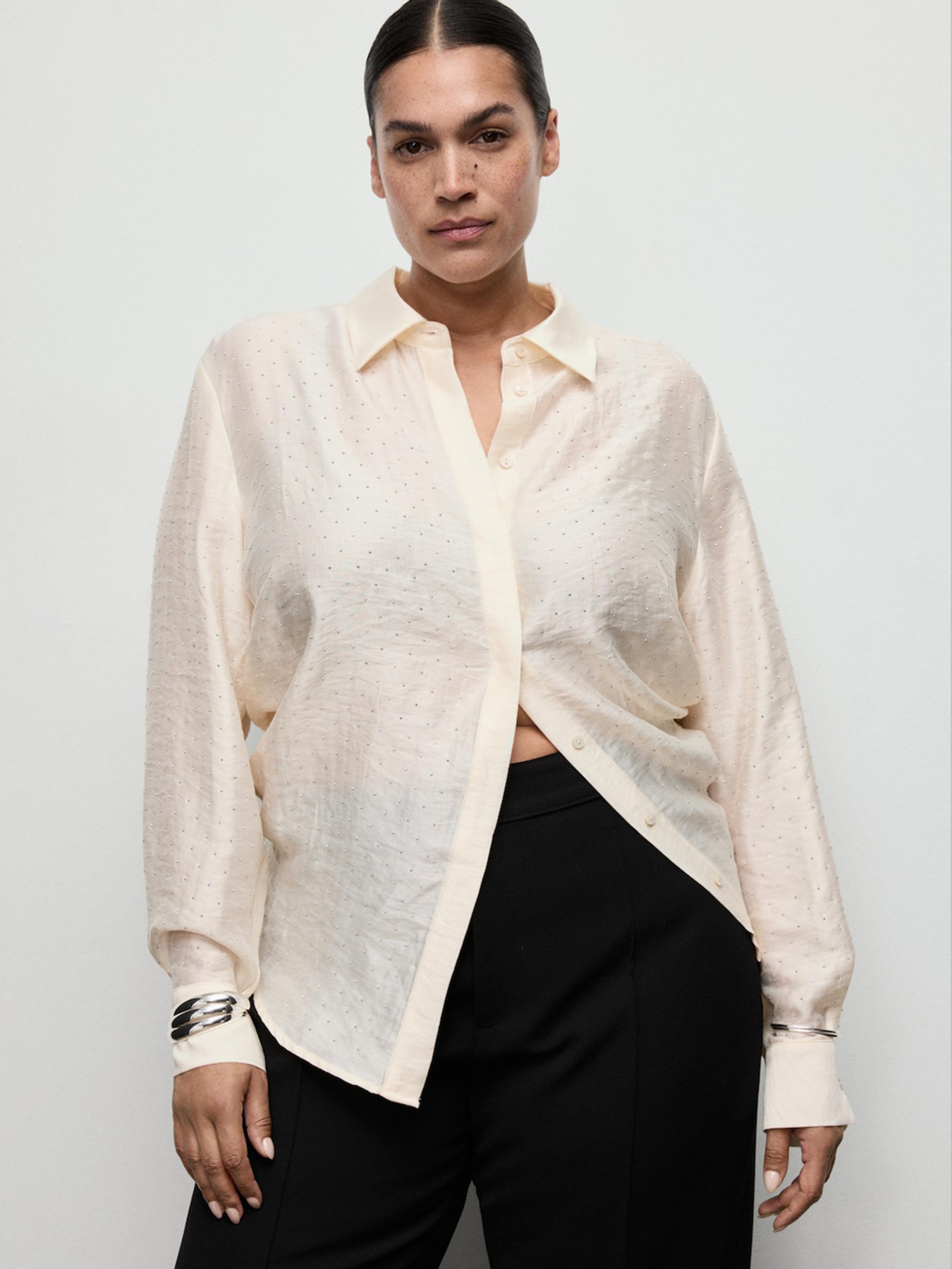 Рубашка повседневная MANGO модель 17019109_8 Фото