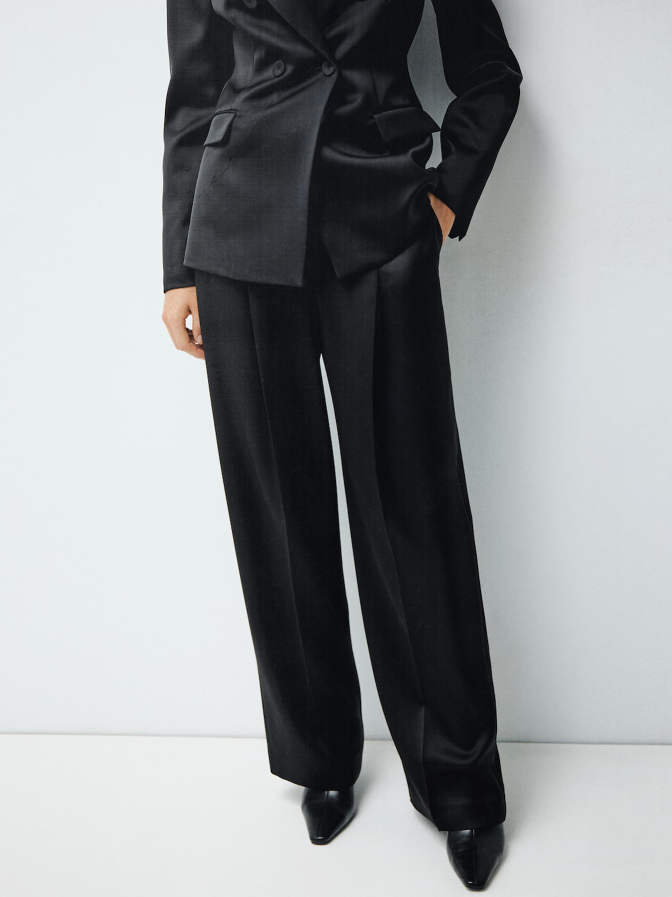 Штани класичні MANGO модель 17039407_99 Фото