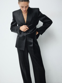 Штани класичні MANGO модель 17039407_99 Фото