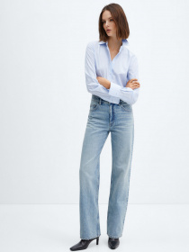 Прямые джинсы MANGO Miami модель 67003273_DC Фото