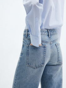 Прямые джинсы MANGO Miami модель 67003273_DC Фото