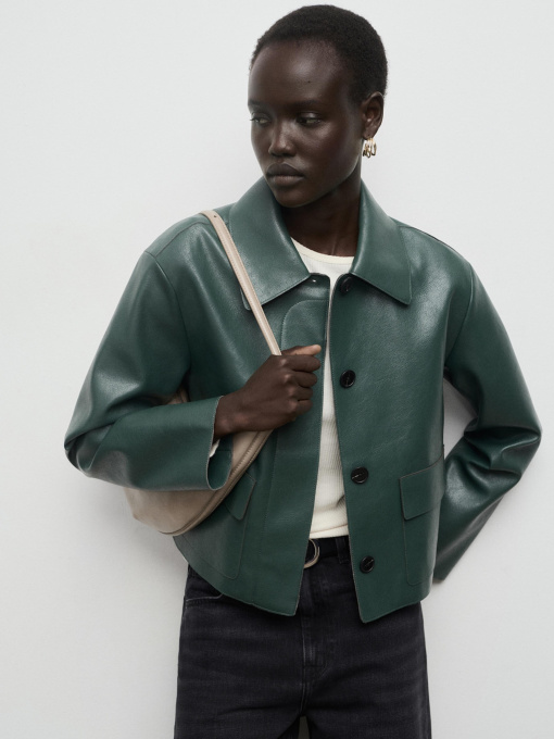 Куртка кожаная MANGO модель 17094433_43 Фото