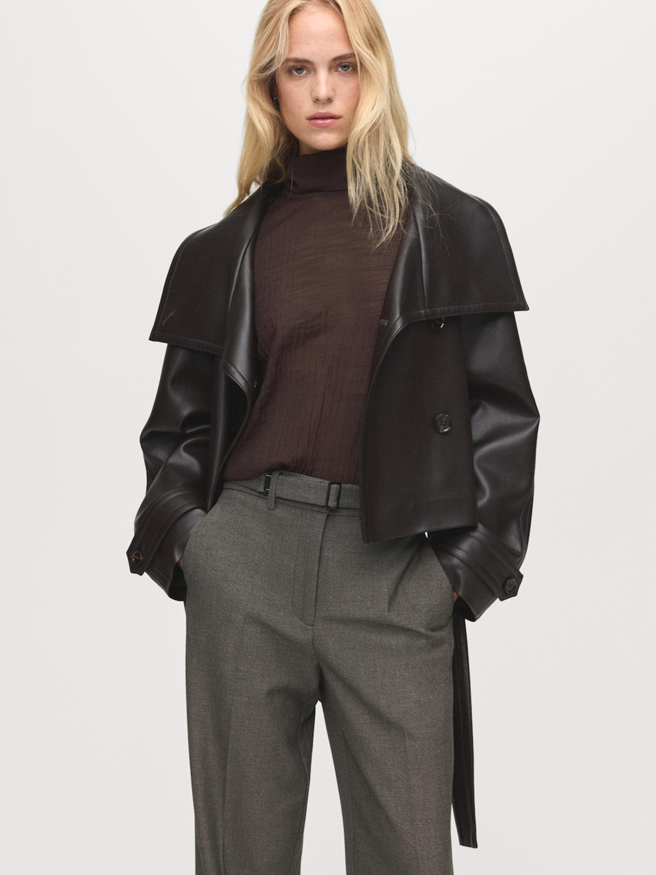 Классические штаны MANGO модель 17097788_30 Фото