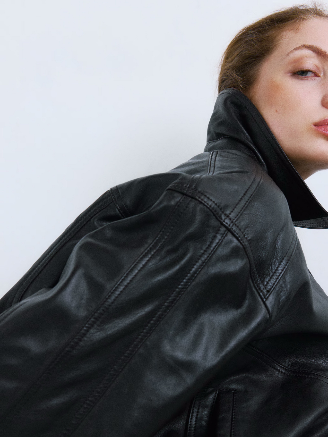 Куртка кожаная MANGO модель 27071285_30 Фото