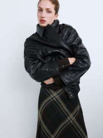 Куртка кожаная MANGO модель 27071285_30 Фото