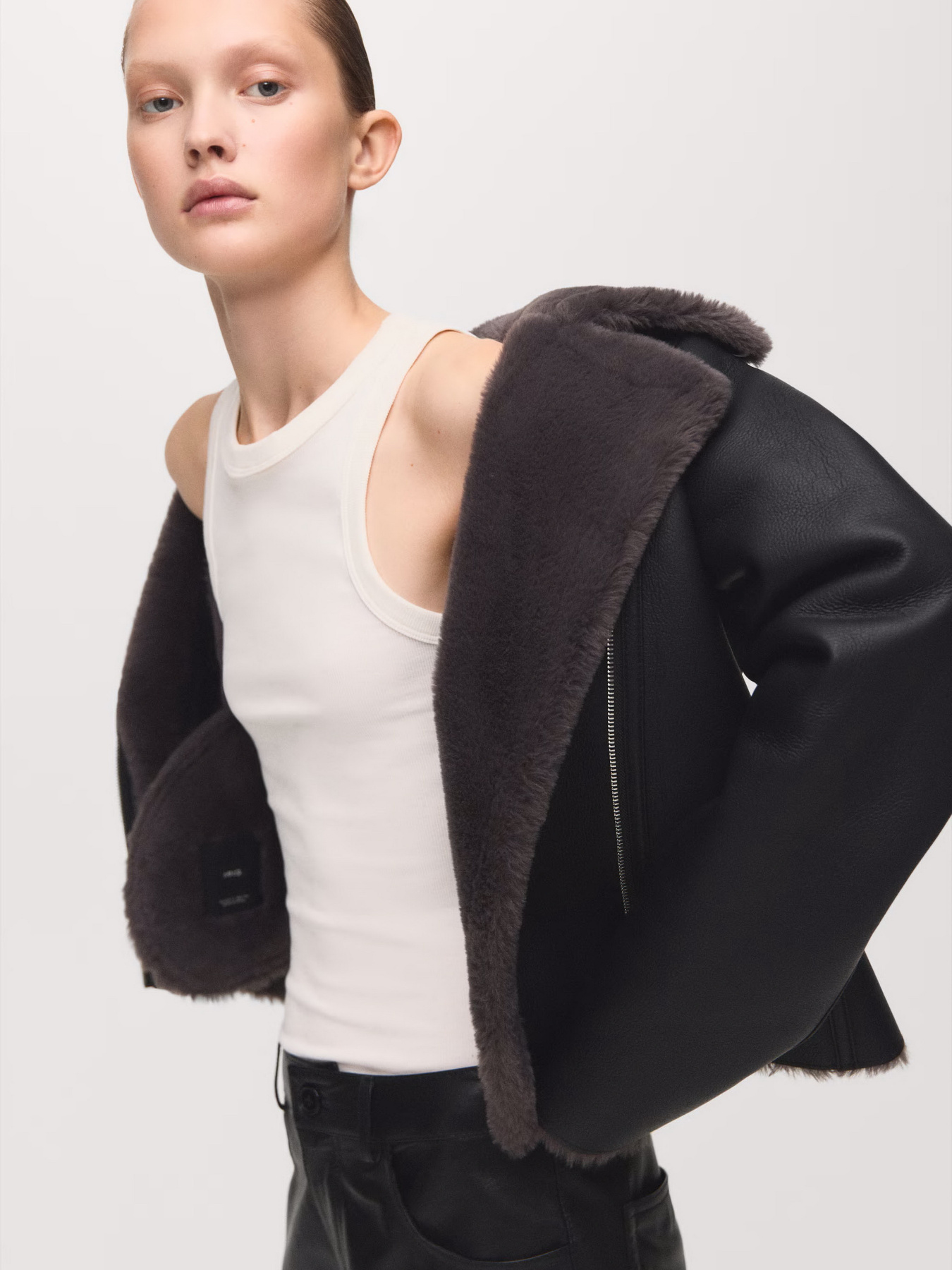 Дубленка MANGO модель 27091187_99 Фото