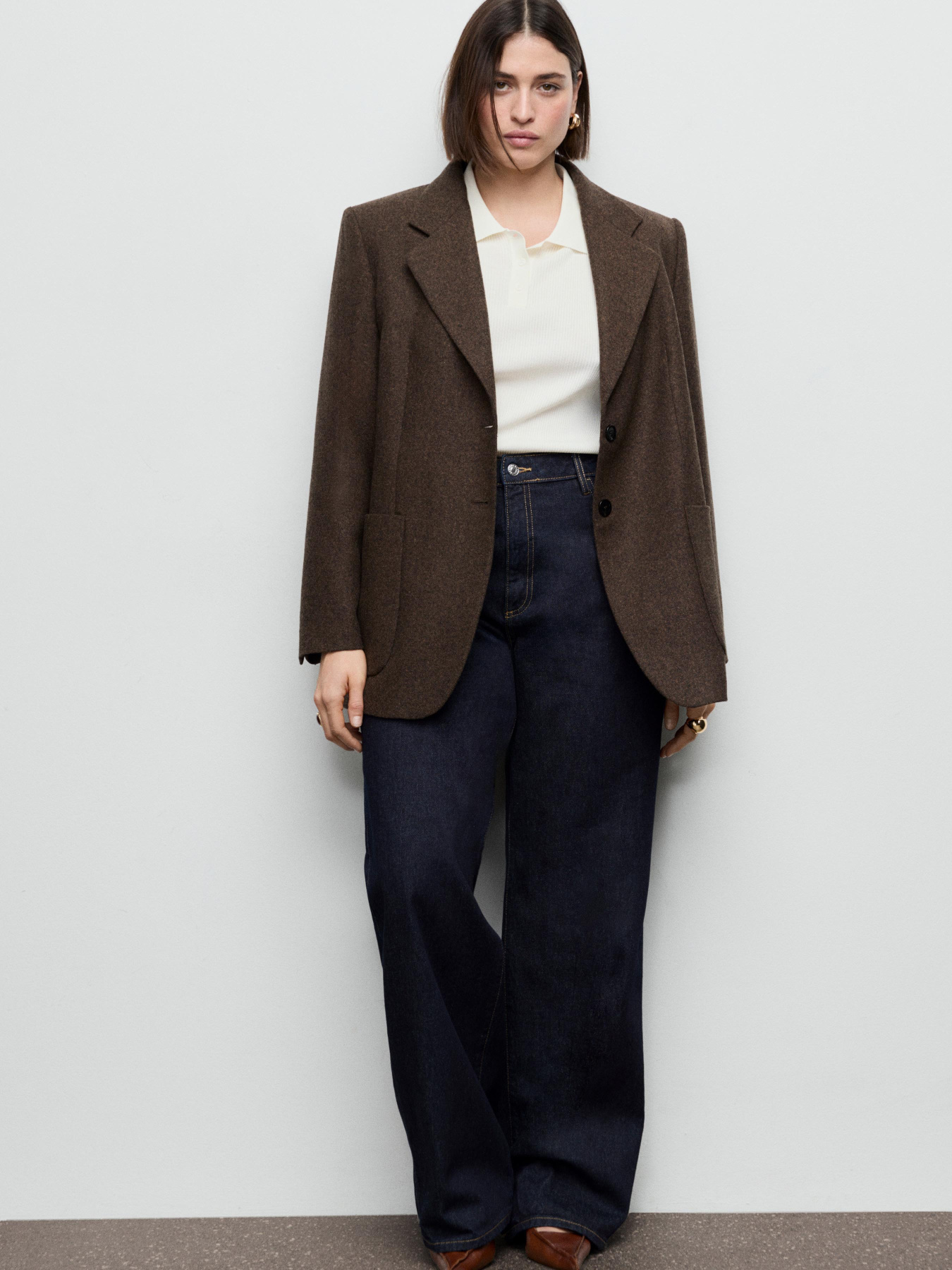 Широкие джинсы MANGO модель 27011204_TS Фото