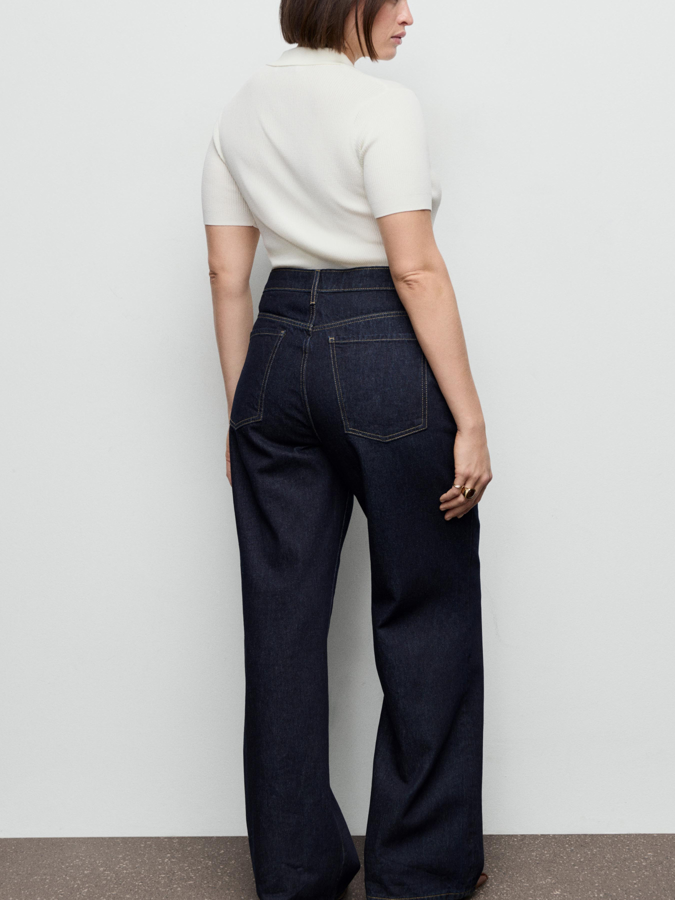 Широкие джинсы MANGO модель 27011204_TS Фото