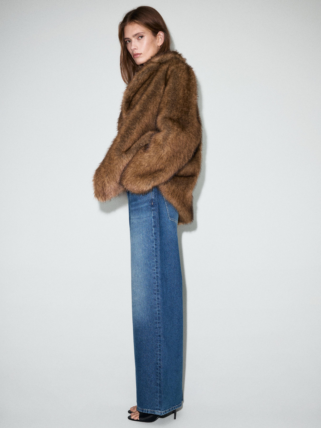 Широкие джинсы MANGO модель 17039214_TO Фото