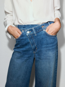 Широкие джинсы MANGO модель 17039214_TO Фото