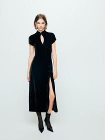 Платье миди MANGO модель 17949113_99 Фото