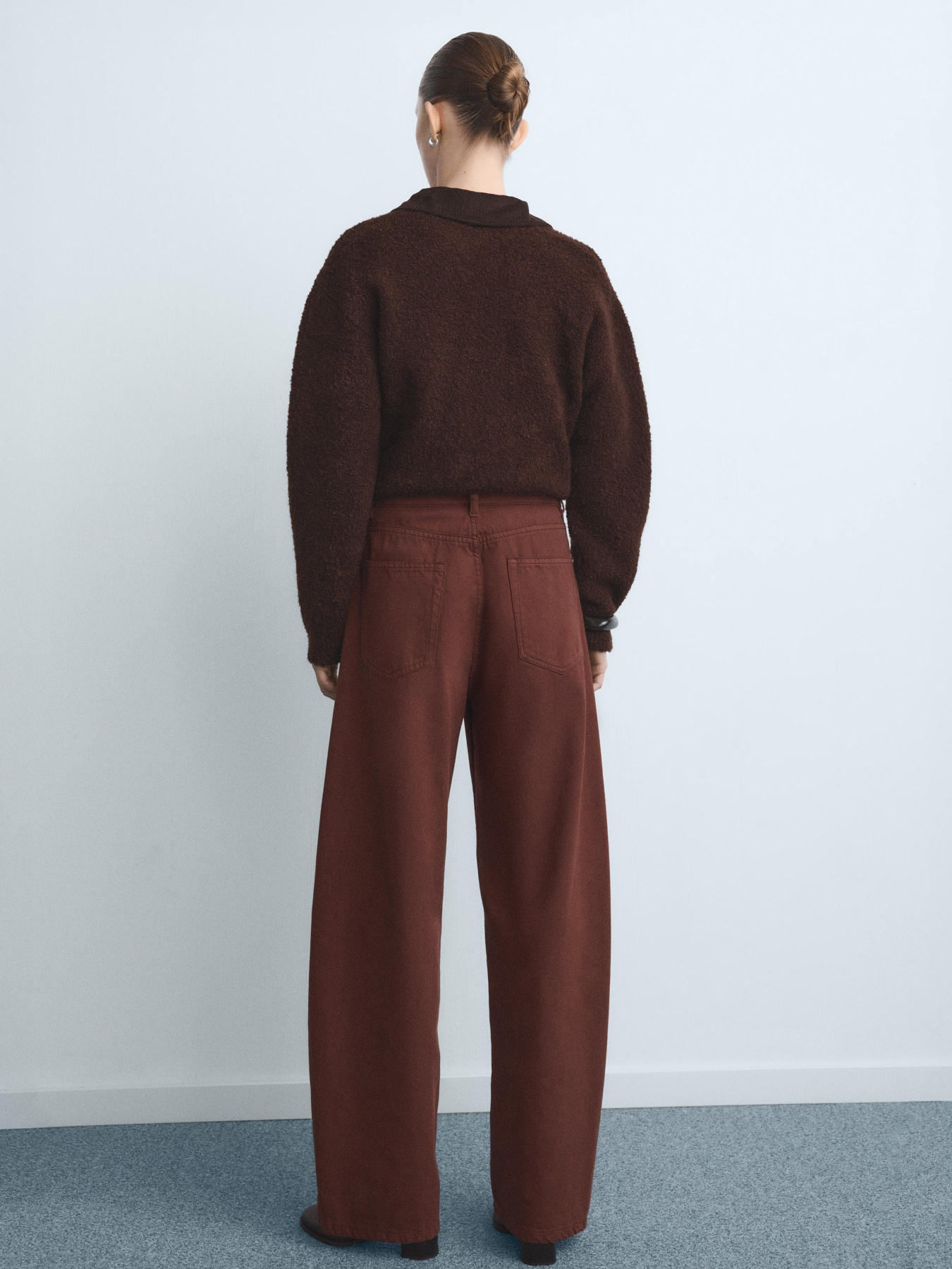 Широкие джинсы MANGO модель 27021319_28 Фото