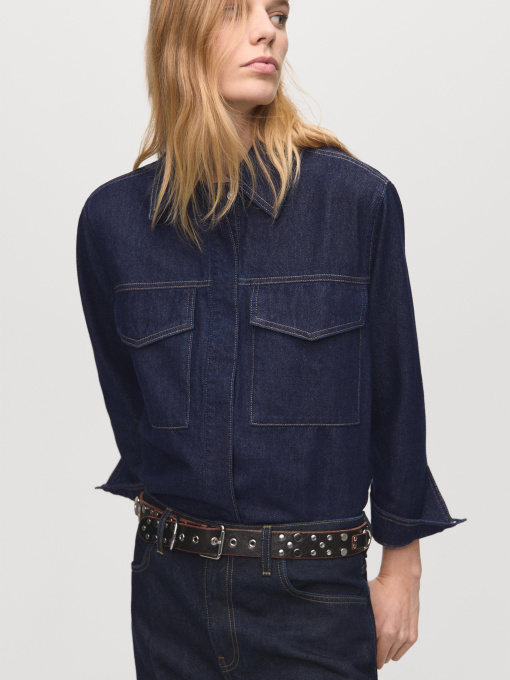 Сорочка повсякденна MANGO модель 27041237_TO Фото