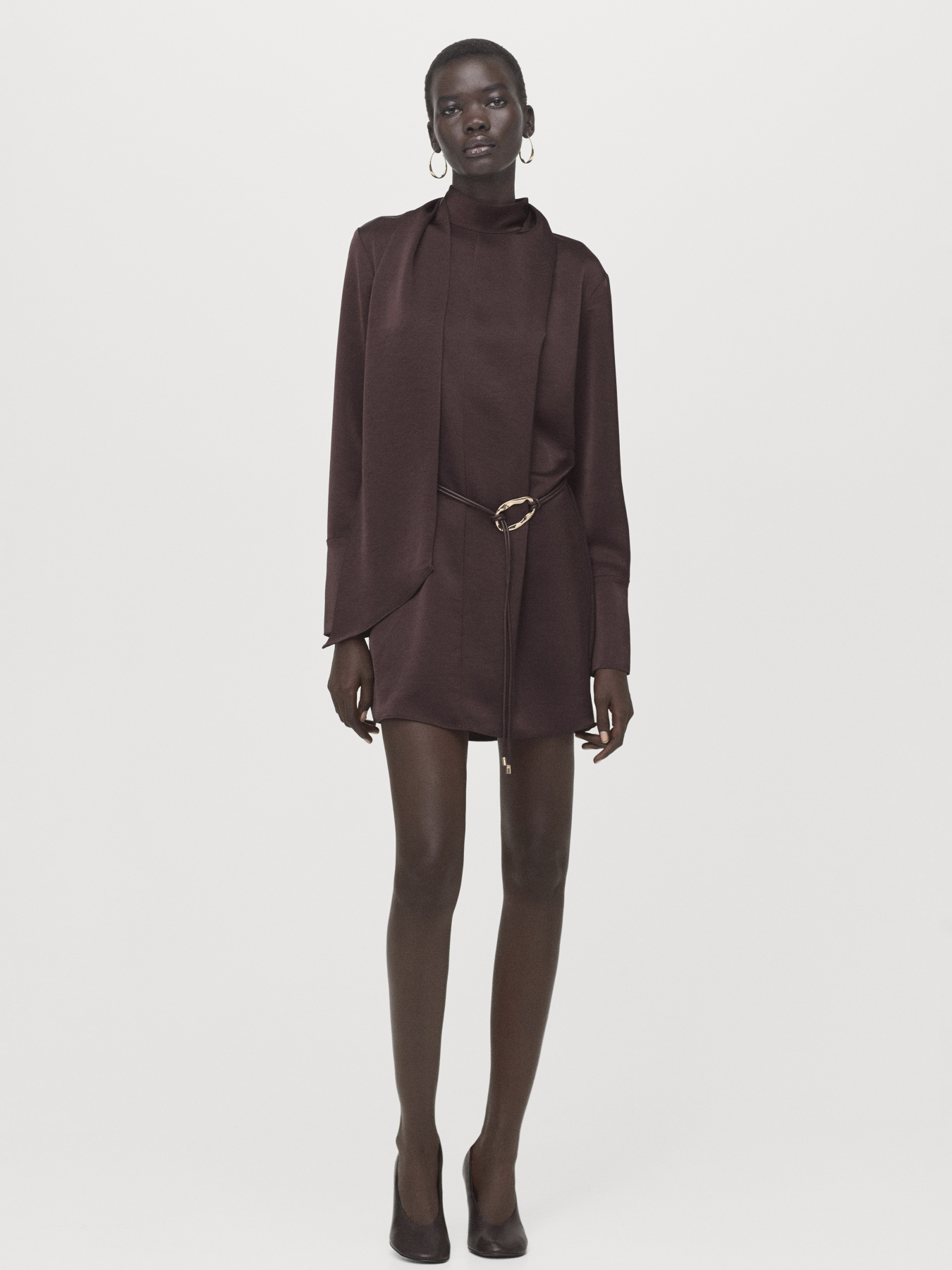 Платье мини MANGO модель 27051284_30 Фото