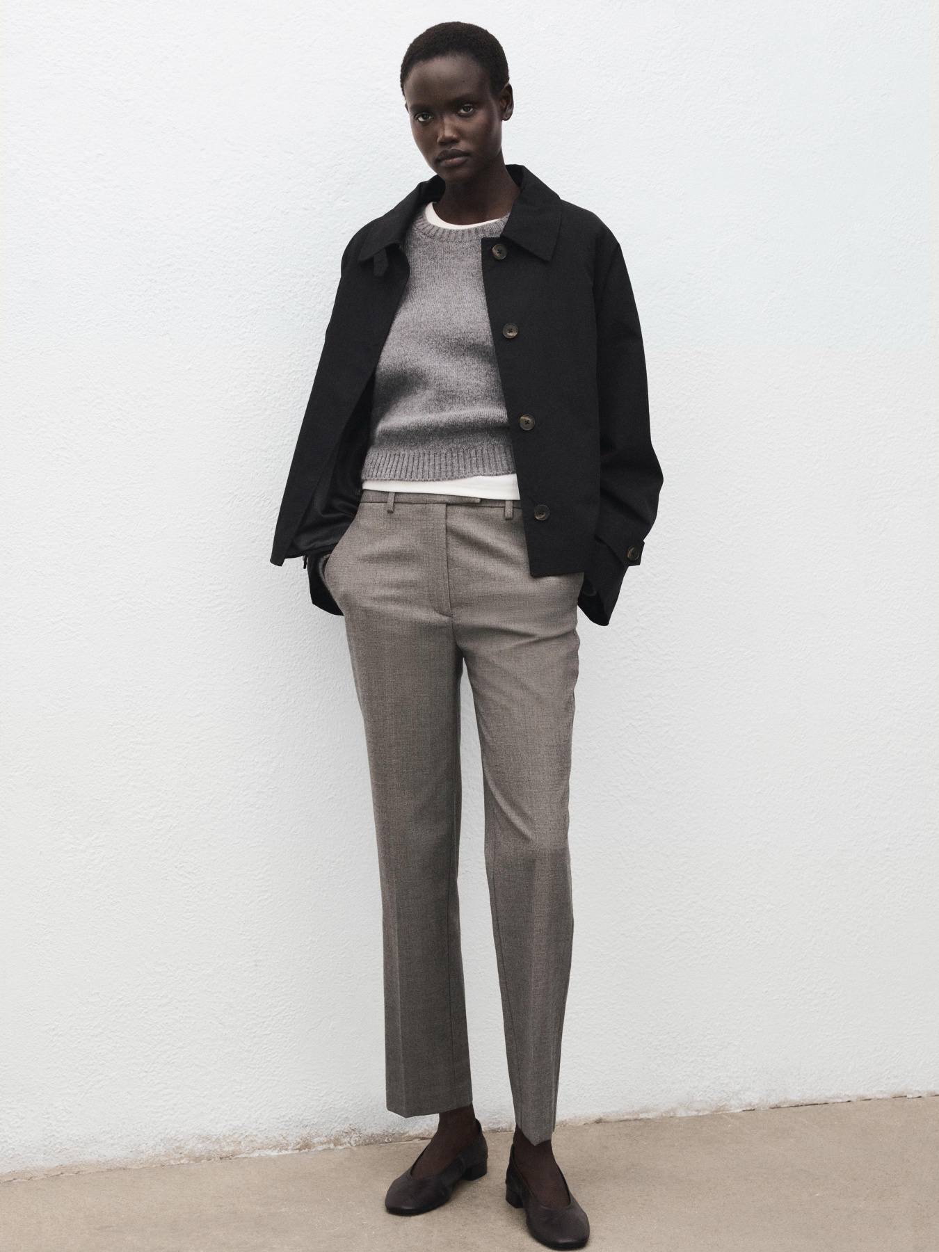 Классические штаны MANGO модель 27071264_91 Фото