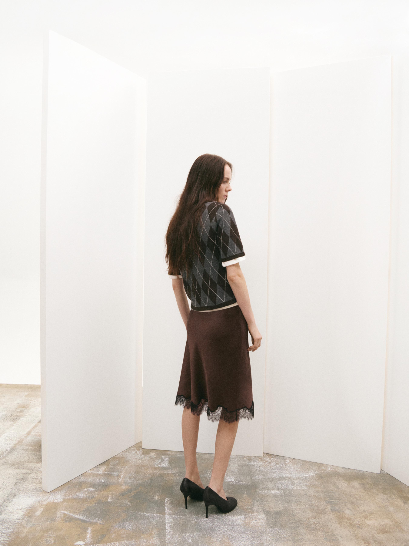 Юбка миди MANGO модель 27081334_30 Фото