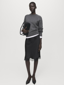 Юбка миди MANGO модель 27081334_99 Фото