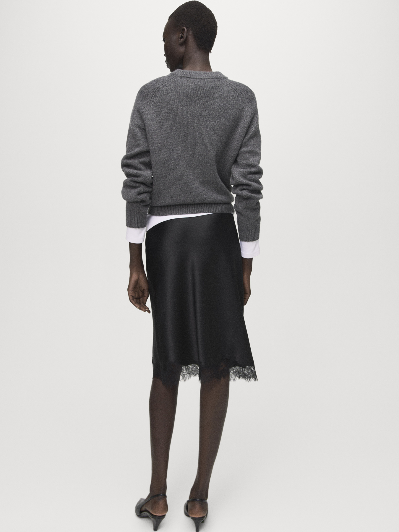 Юбка миди MANGO модель 27081334_99 Фото