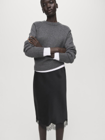 Юбка миди MANGO модель 27081334_99 Фото