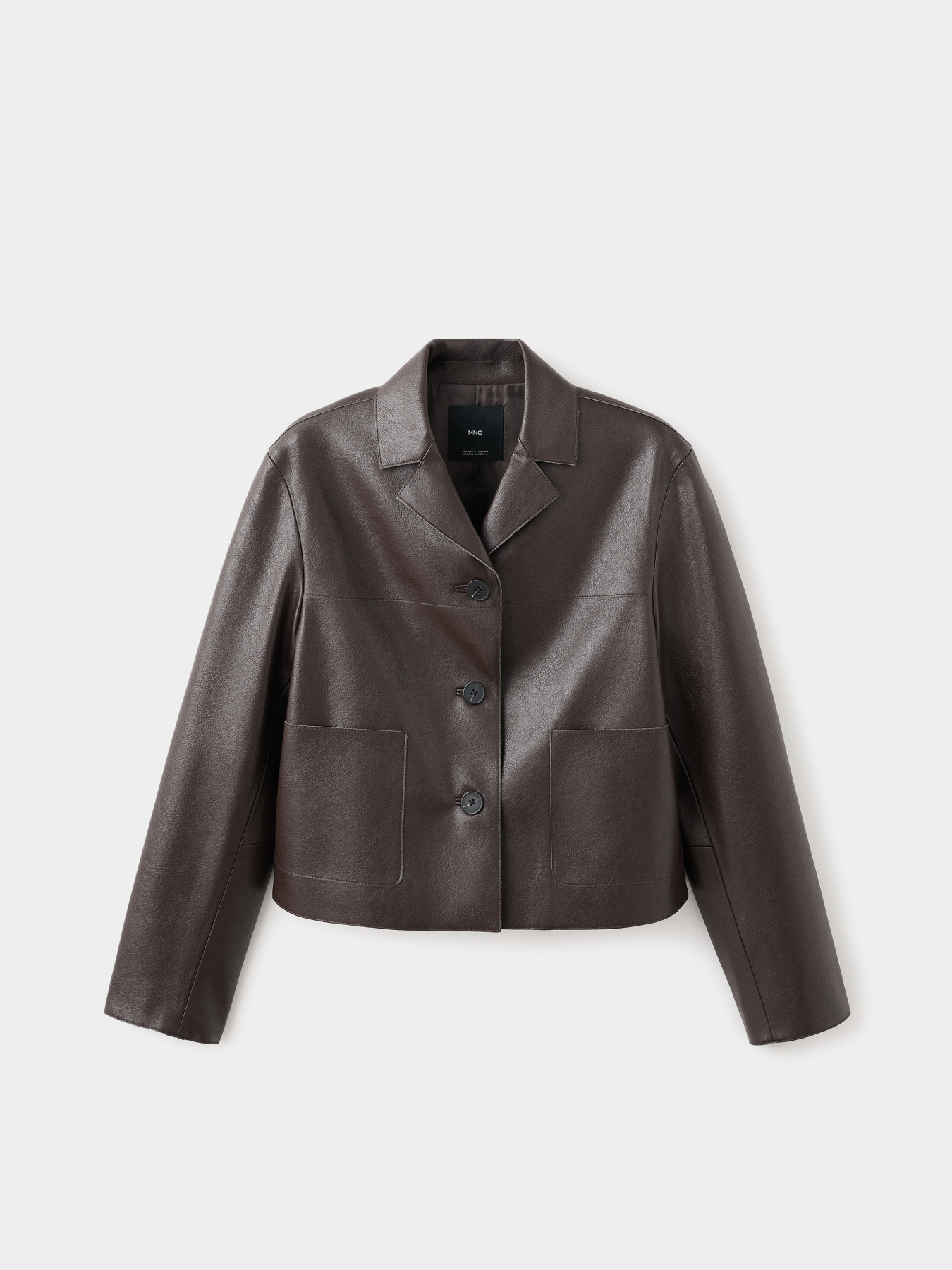 Куртка кожаная MANGO модель 27091329_32 Фото