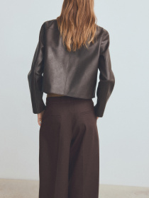 Куртка кожаная MANGO модель 27091329_32 Фото