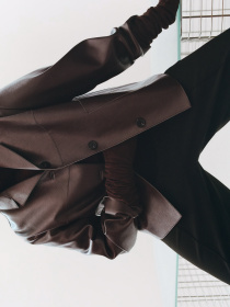 Куртка кожаная MANGO модель 27091329_32 Фото