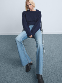 Расклешенные джинсы MANGO модель 27001243_TM Фото