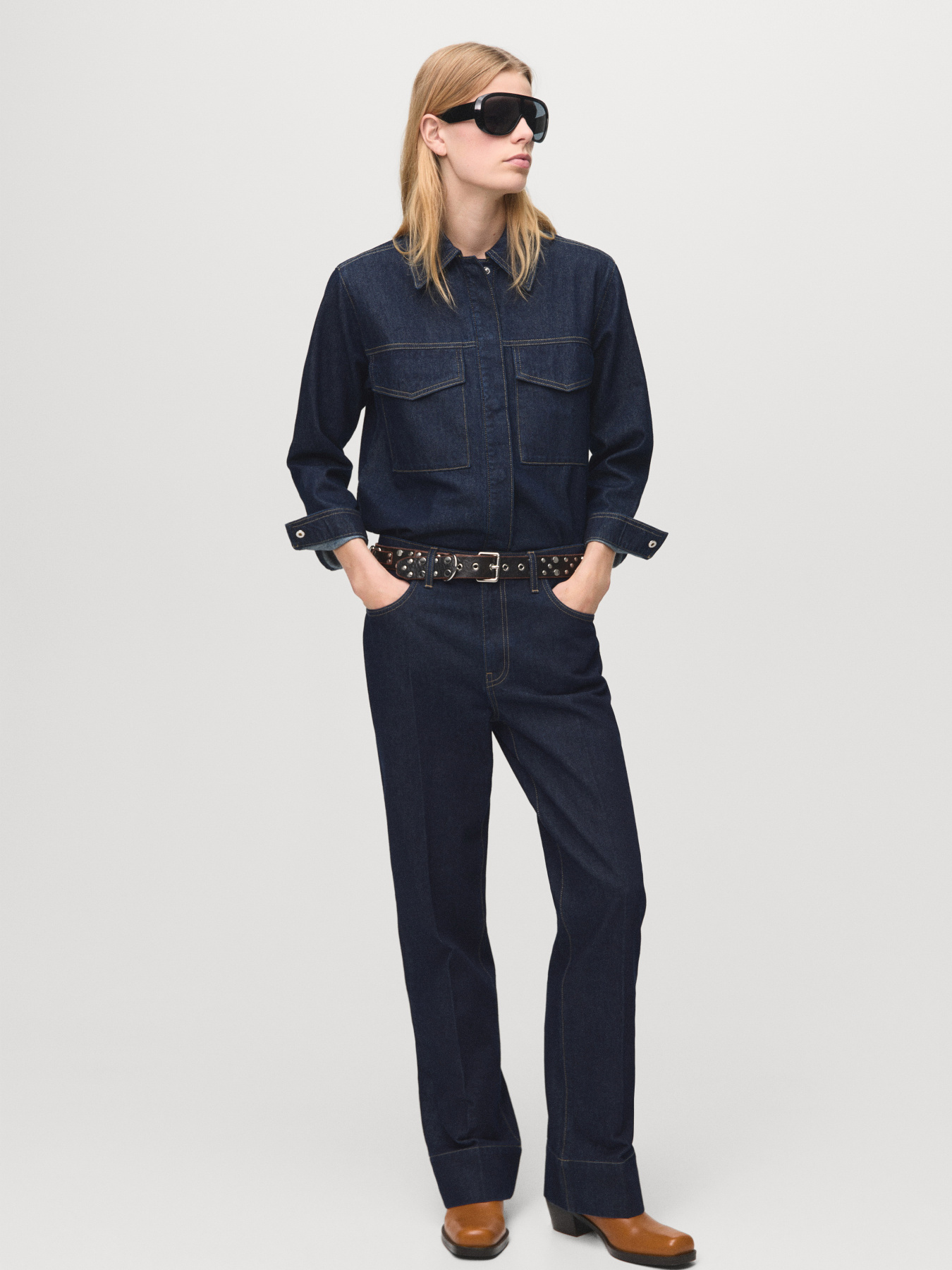 Прямые джинсы MANGO модель 27011244_TO Фото