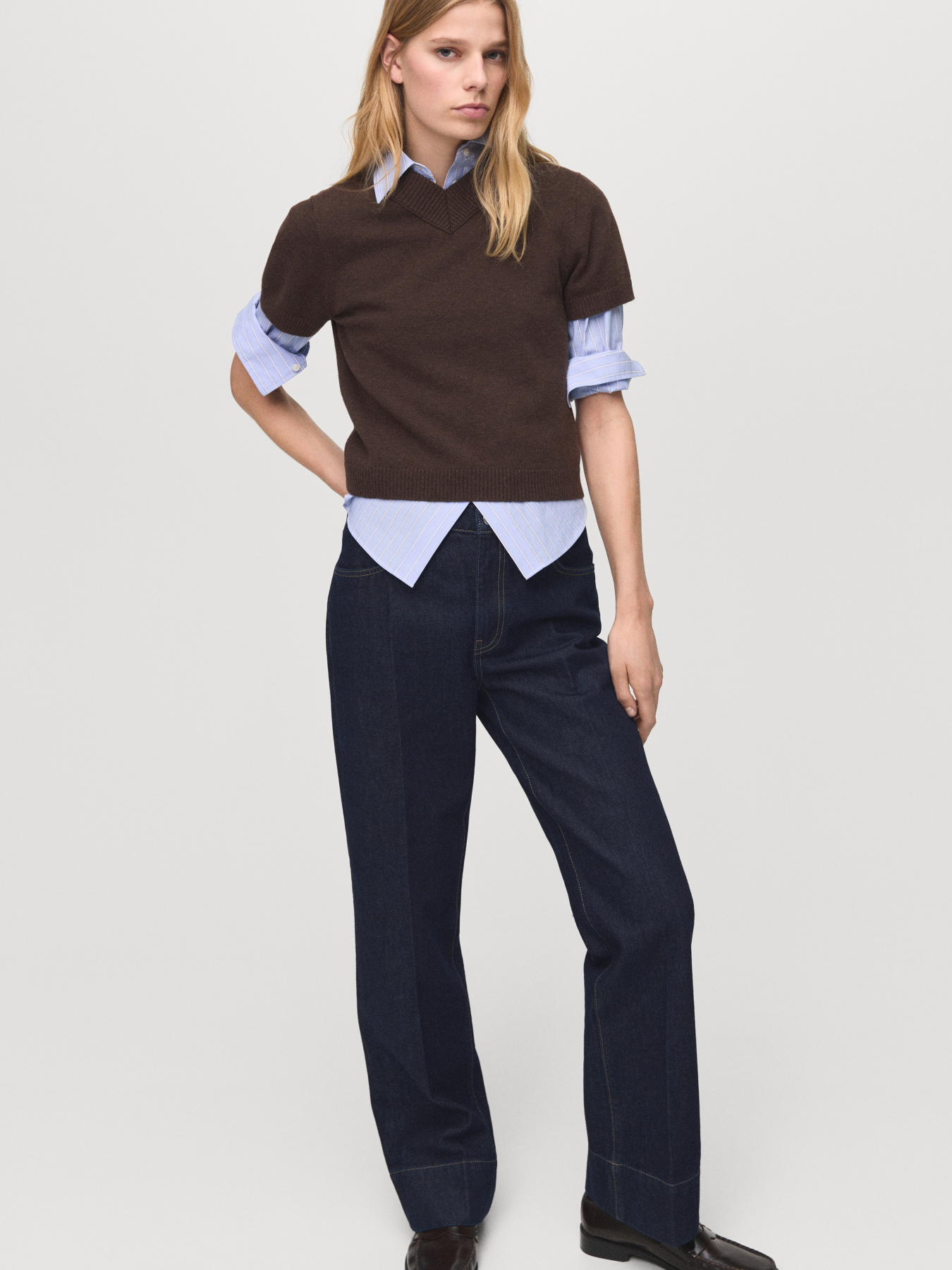 Прямые джинсы MANGO модель 27011244_TO Фото