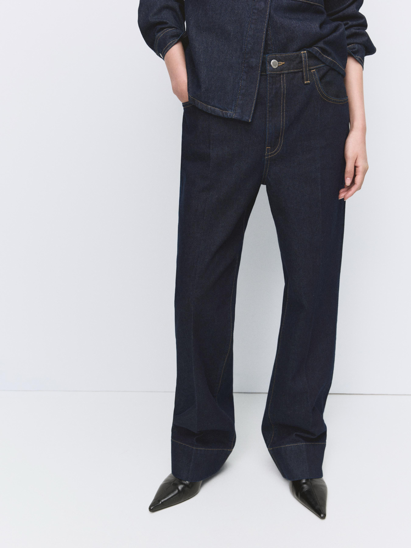 Прямые джинсы MANGO модель 27011244_TO Фото