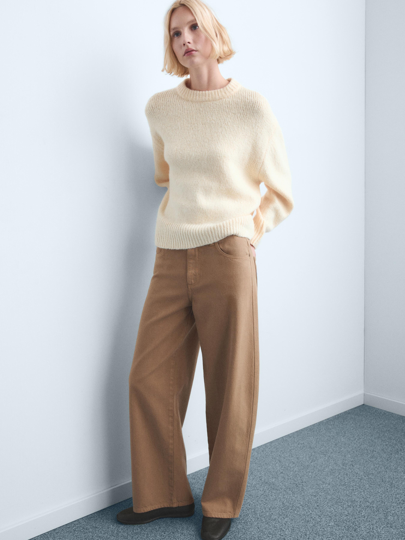 Широкие джинсы MANGO модель 27011270_7 Фото