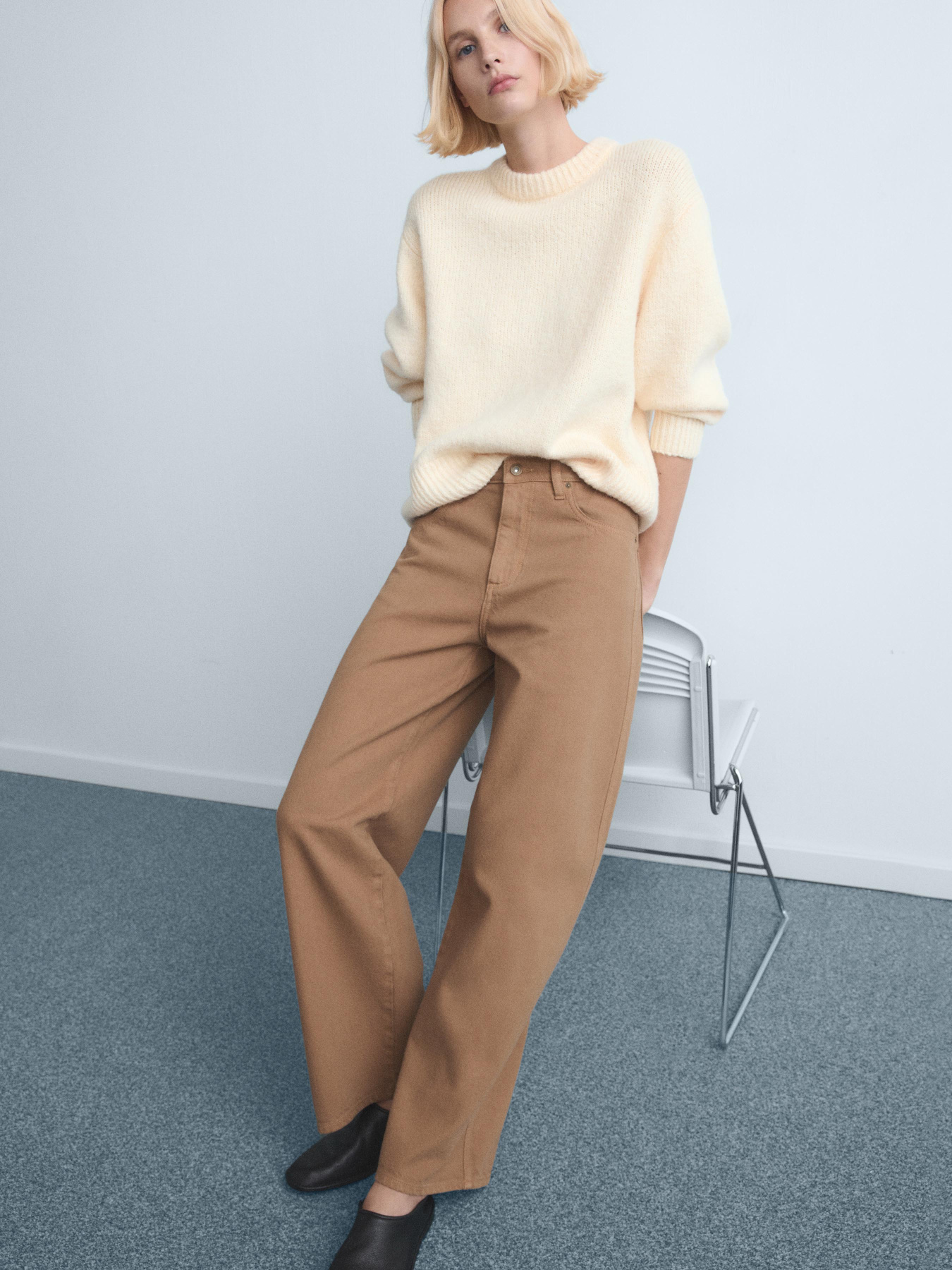 Широкі джинси MANGO модель 27011270_7 Фото