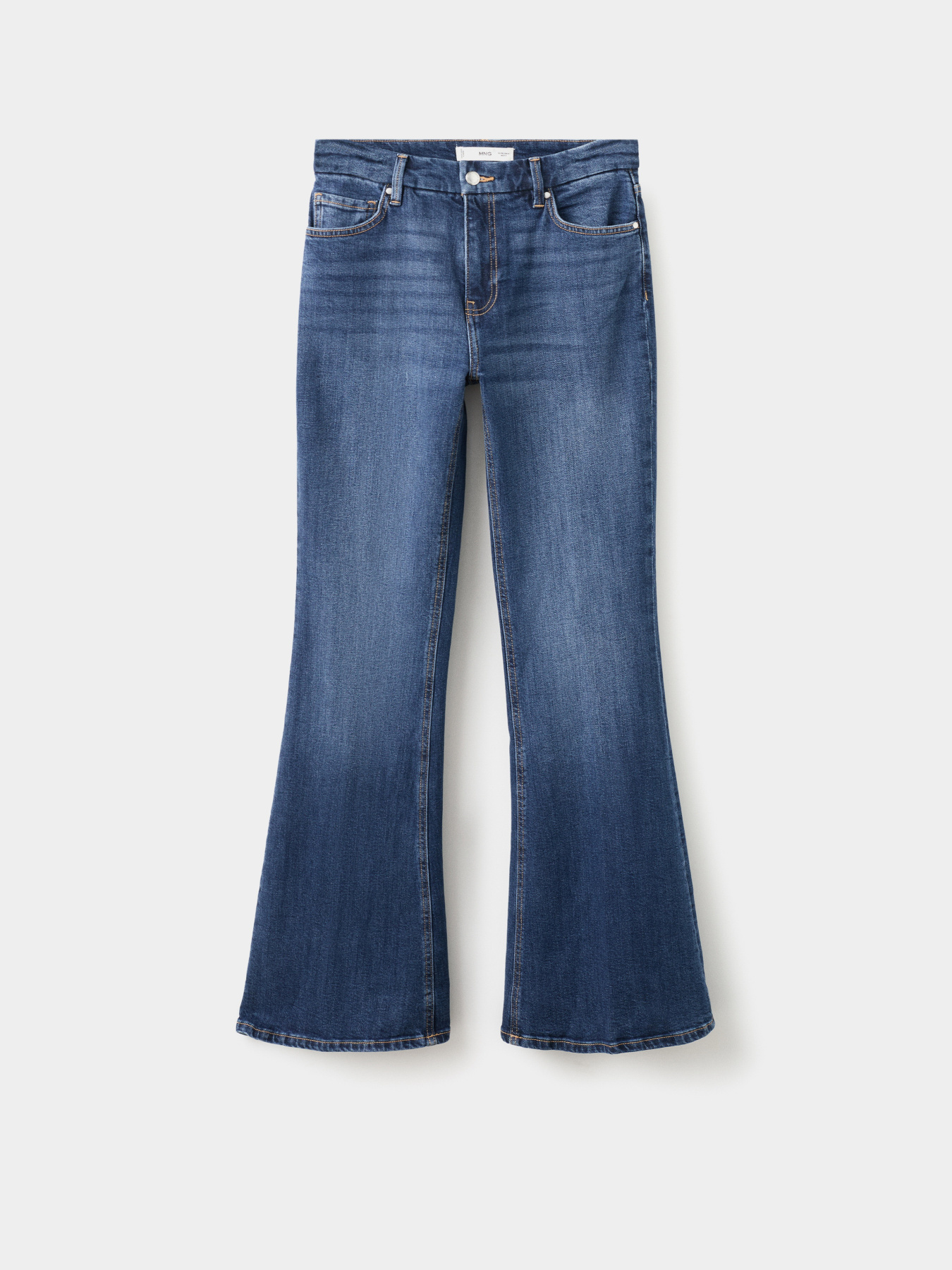 Расклешенные джинсы MANGO модель 27021193_TO Фото
