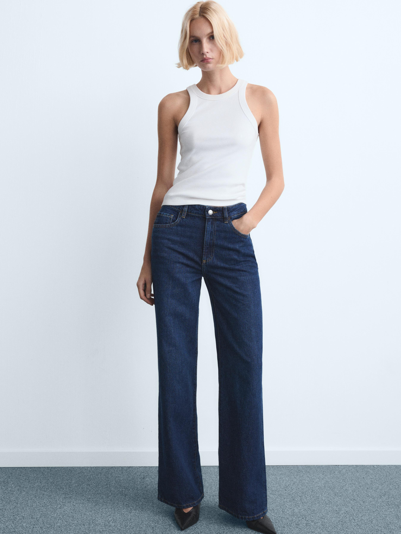 Прямые джинсы MANGO модель 27021203_TO Фото