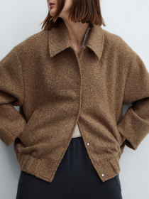 Бомбер MANGO Pop модель 67043263_37 Фото