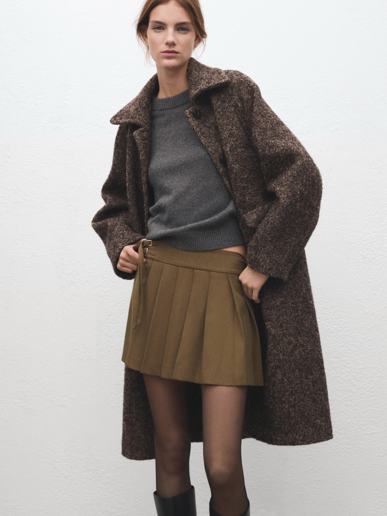 Юбка мини MANGO модель 27061282_30 Фото