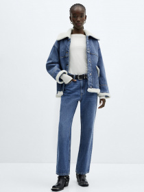 Джинсовая куртка MANGO Phoebe модель 67060434_TO Фото