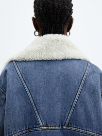 Джинсовая куртка MANGO Phoebe модель 67060434_TO Фото