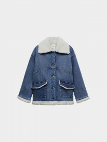 Джинсовая куртка MANGO Phoebe модель 67060434_TO Фото