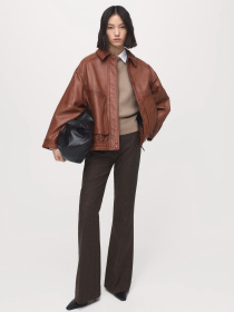 Куртка кожаная MANGO модель 27071285_CG Фото