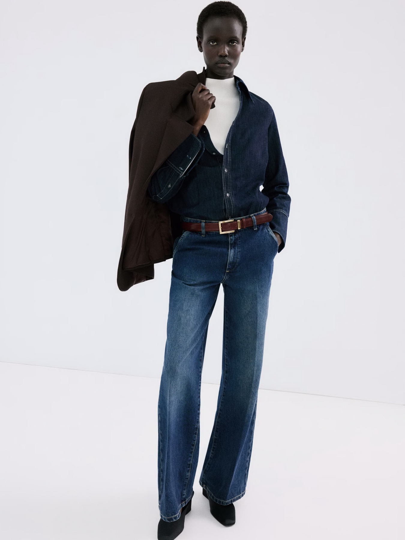 Широкі джинси MANGO модель 27021318_TO Фото