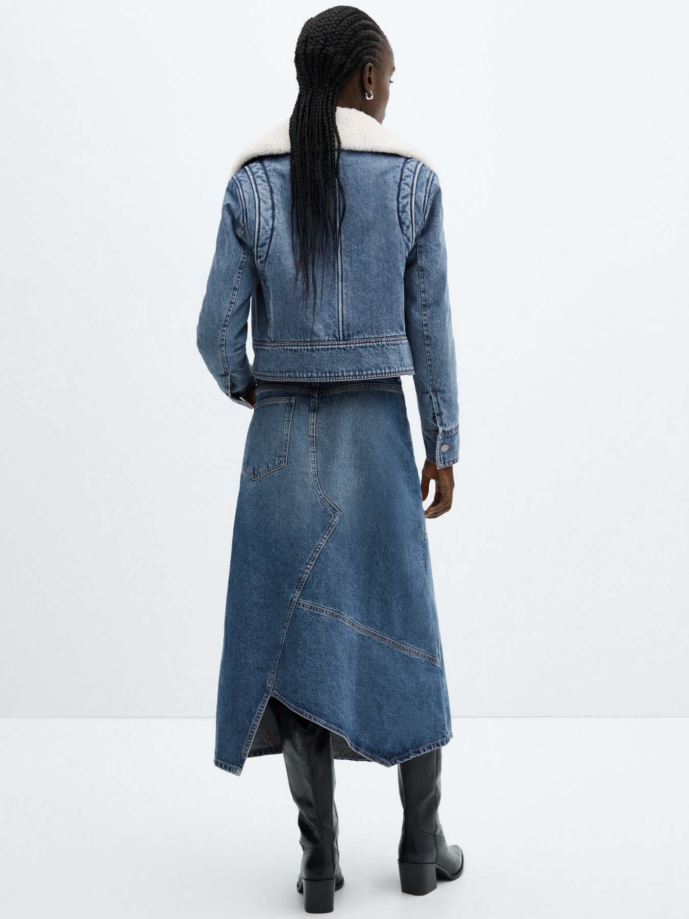 Джинсовая куртка MANGO Rachel модель 67070436_TO Фото