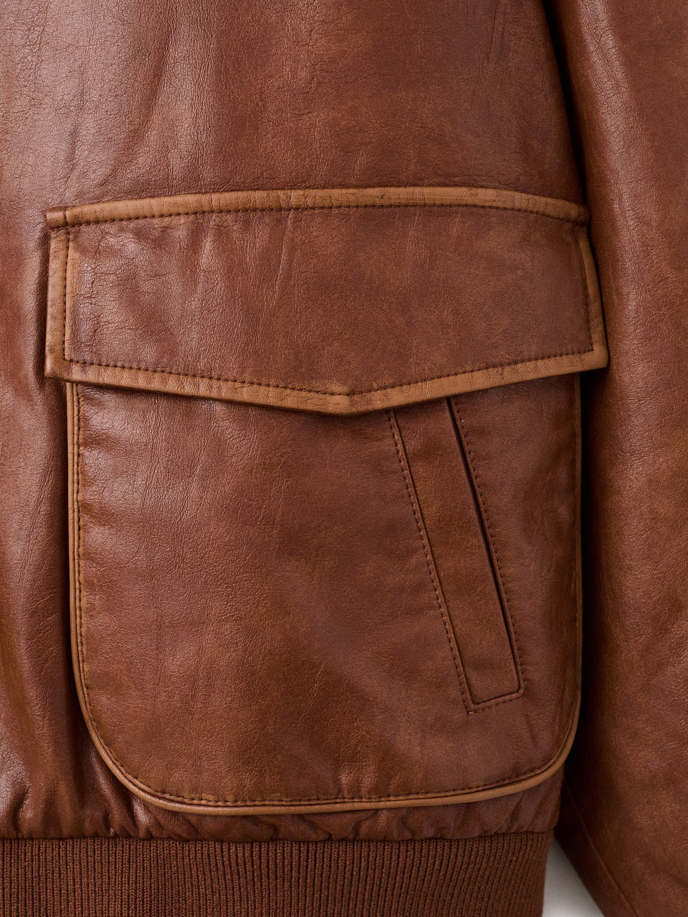 Куртка кожаная MANGO модель 27051280_30 Фото