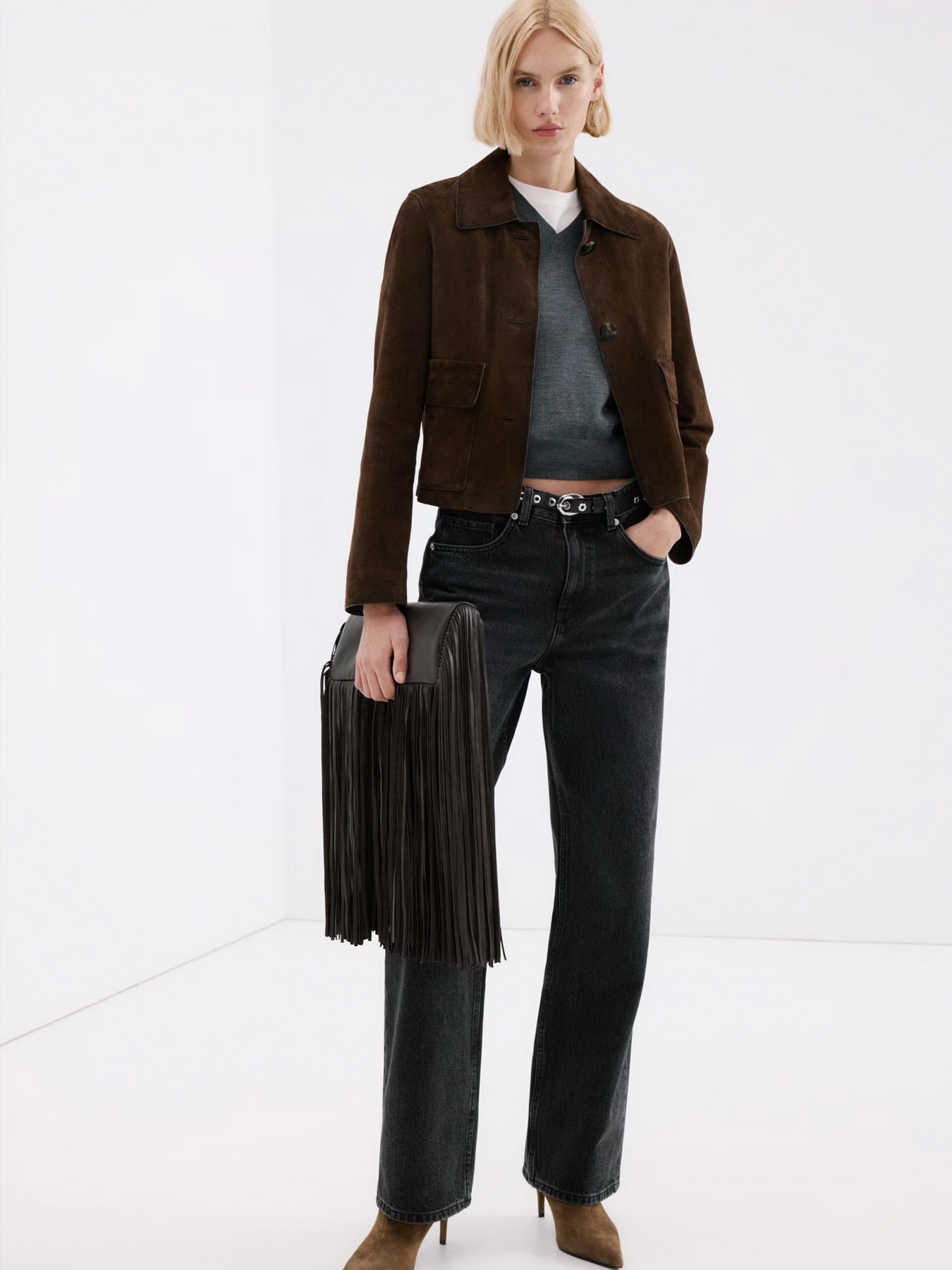 Прямые джинсы MANGO модель 27053297_TN Фото