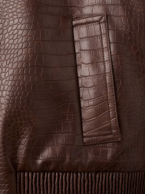 Шкіряна куртка MANGO модель 27061239_30 Фото