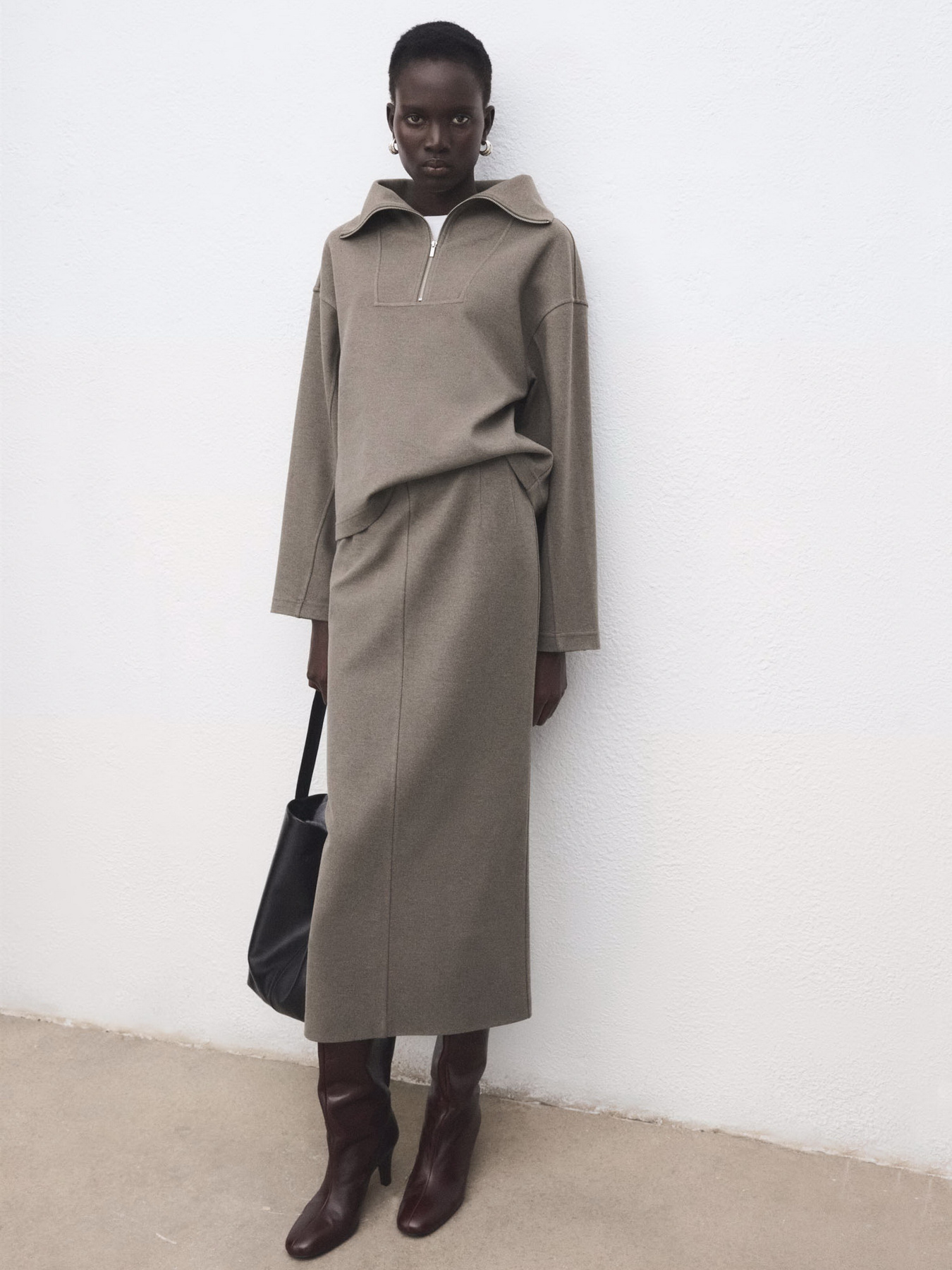 Спідниця міді MANGO модель 27061287_35 Фото